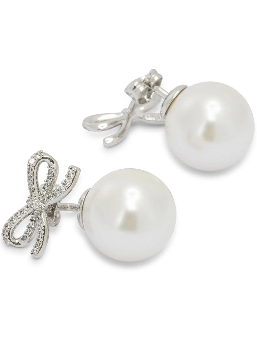 Cercei Earrings with pearl and crystals - Img 2