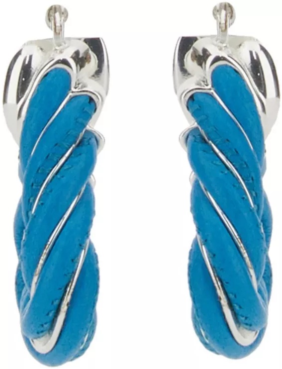 Cercei Triangular Twist Hoop Earrings - Img 2