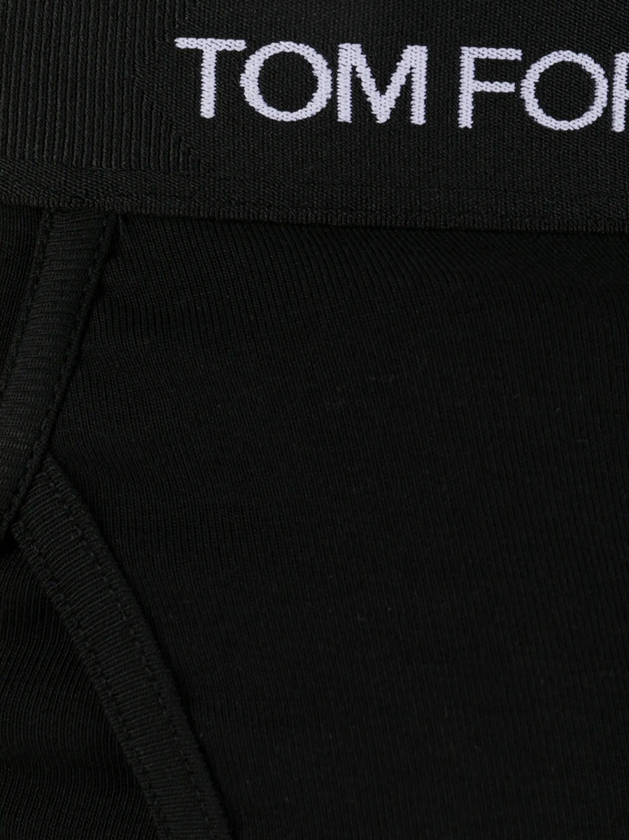 Chiloti Tom Ford negri din bumbac - Img 5