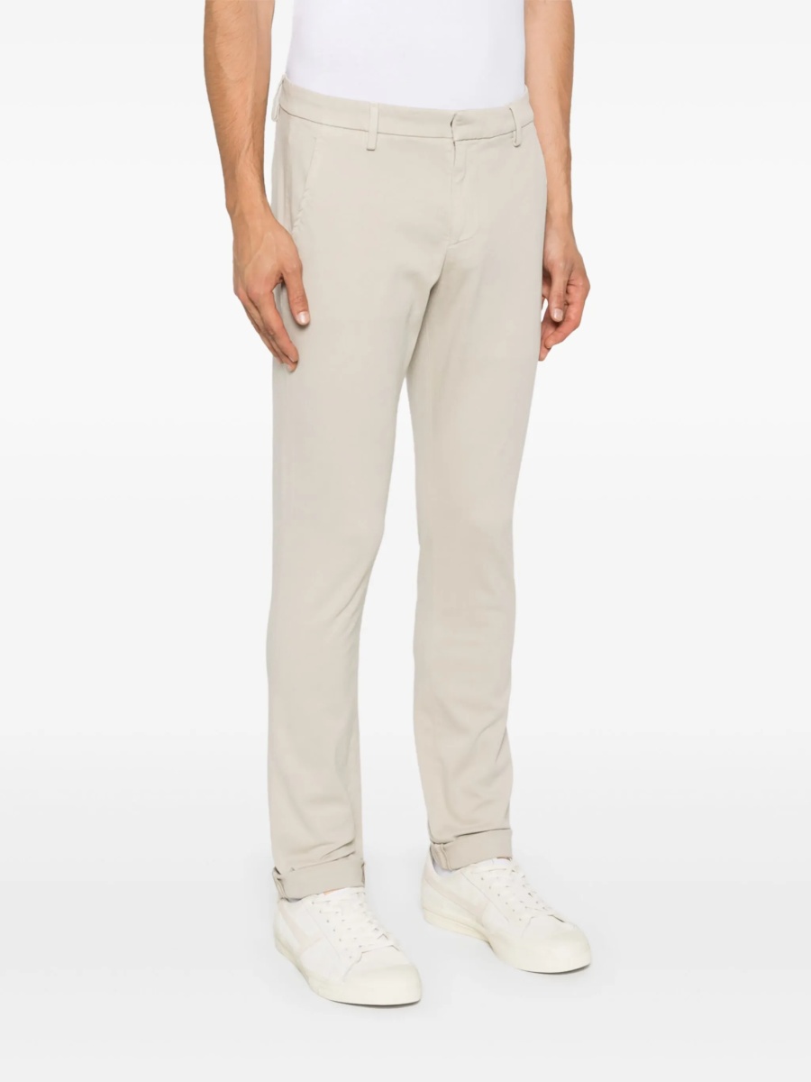 Chinos Dondup neutri din elastan si bumbac - Img 3
