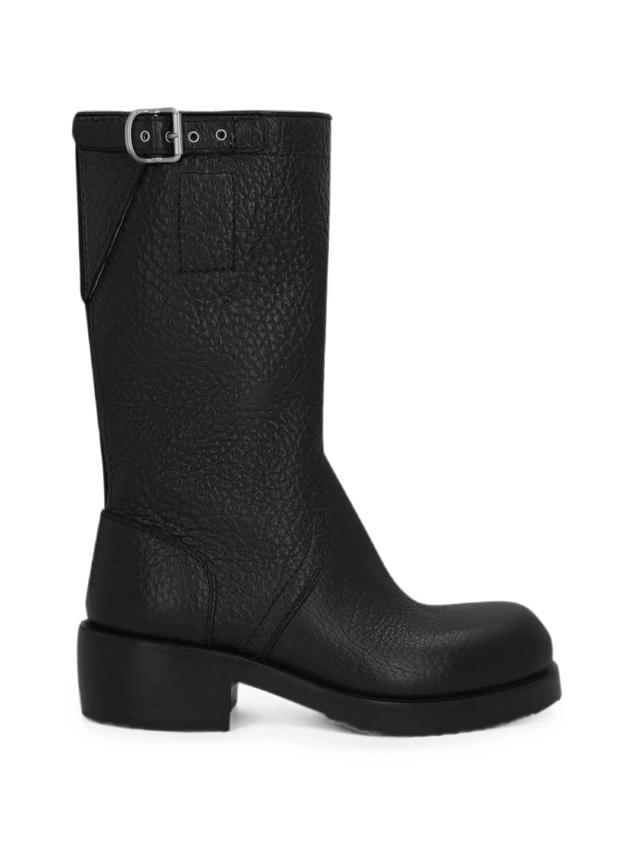 Cizme Dries Van Noten negre din piele - Img 8