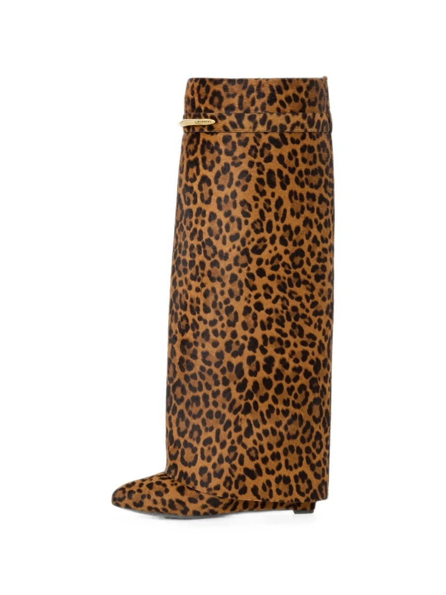 Cizme Givenchy maro din piele 'Shark Pinch' - Img 6