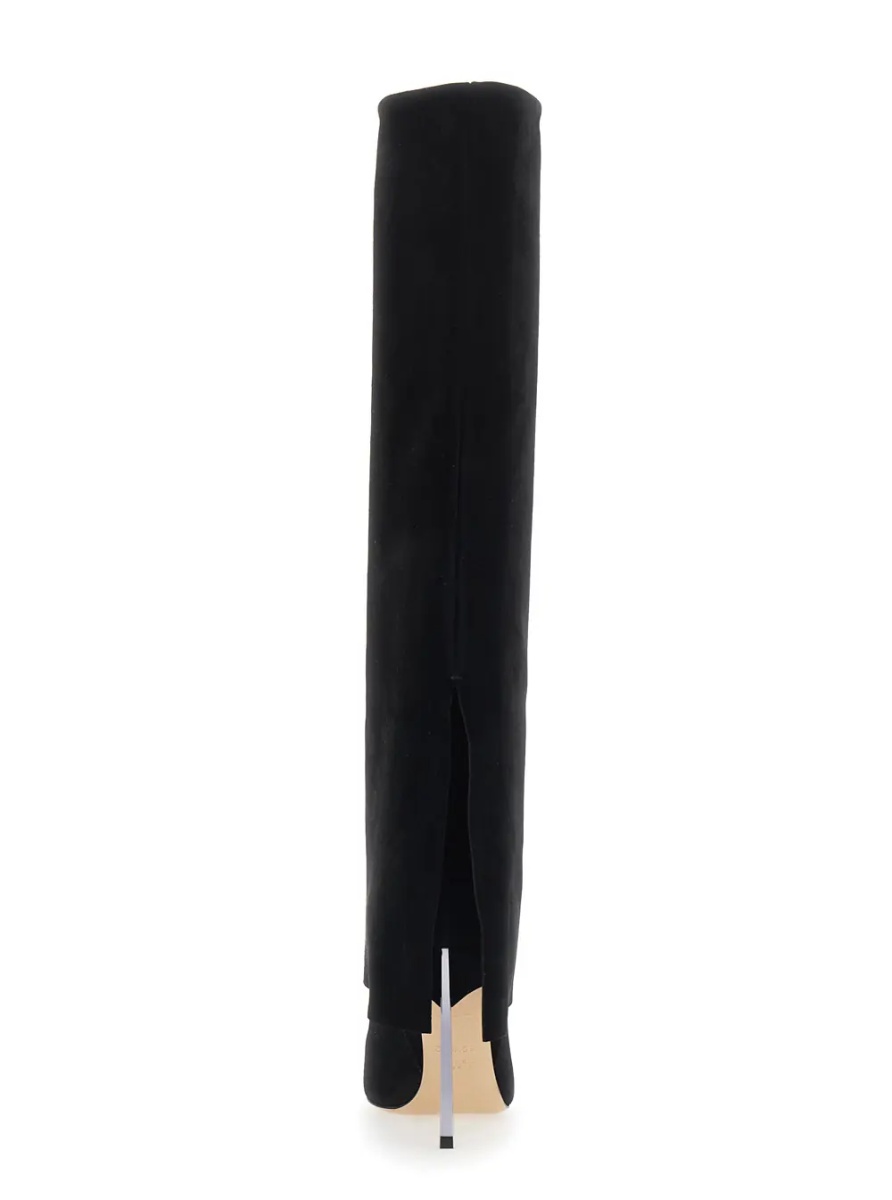 Cizme High-heeled Boot with Black Zinc Detail for Women - Img 4