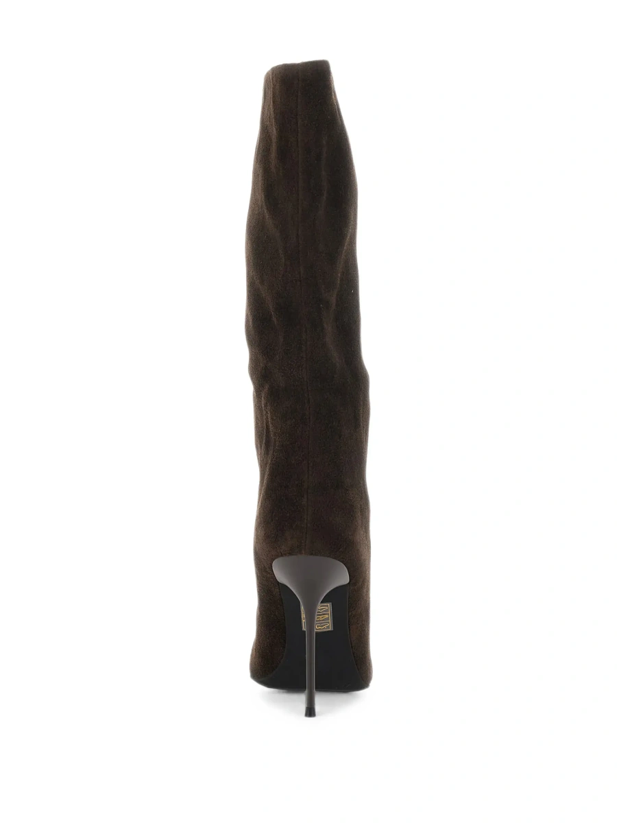 Cizme Jeffrey Campbell maro din piele intoarsa - Img 6