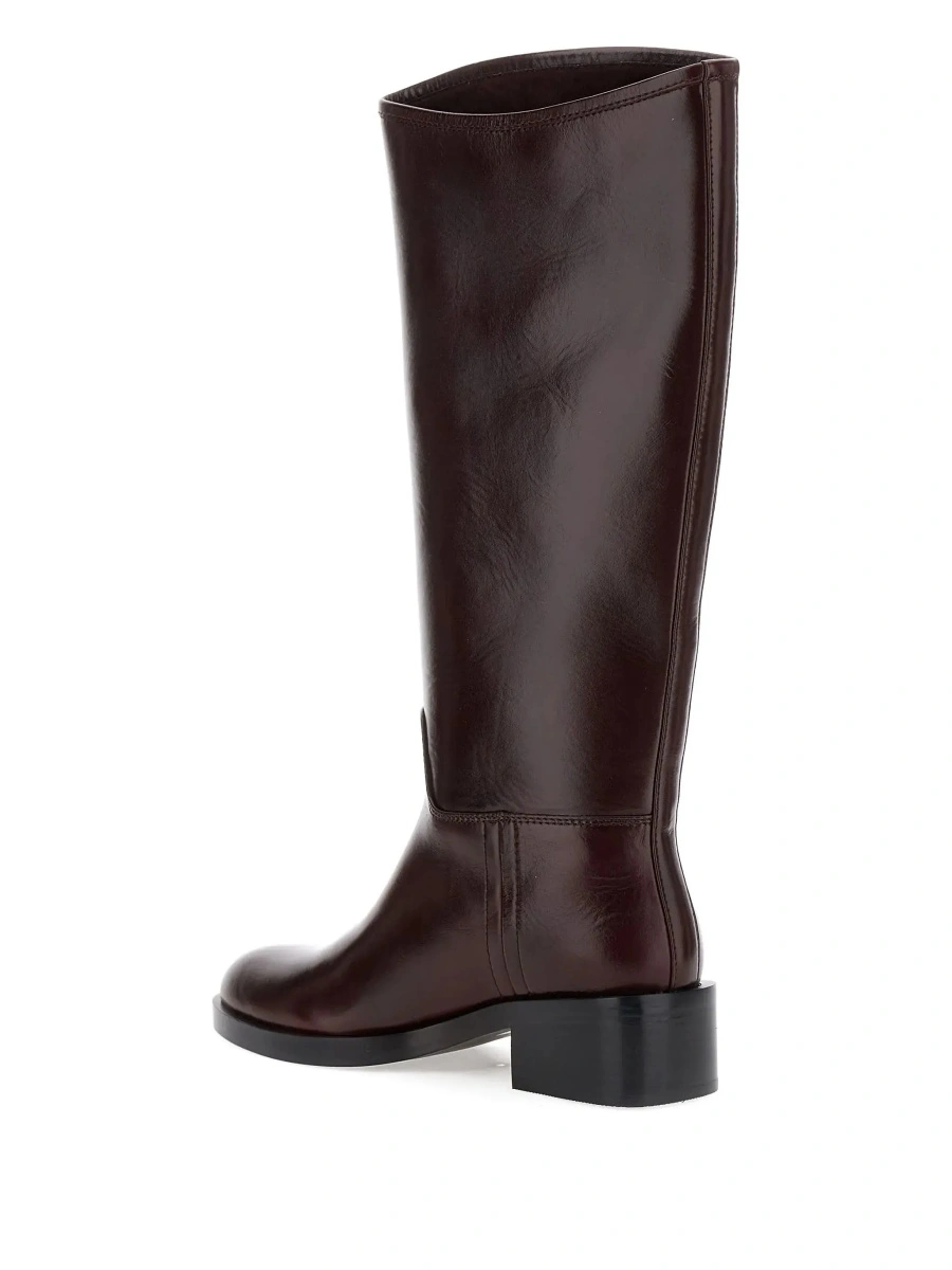 Cizme Jeffrey Campbell maro din piele - Img 7