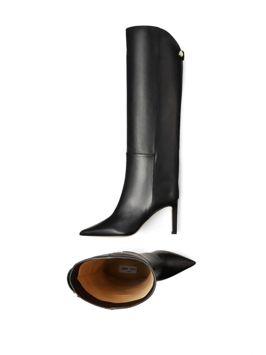 Cizme Jimmy Choo negre din piele - Img 7
