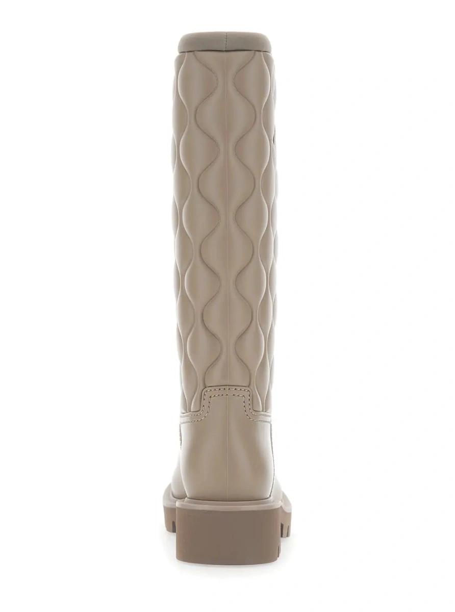 Cizme Moncler bej din plastic - Img 4