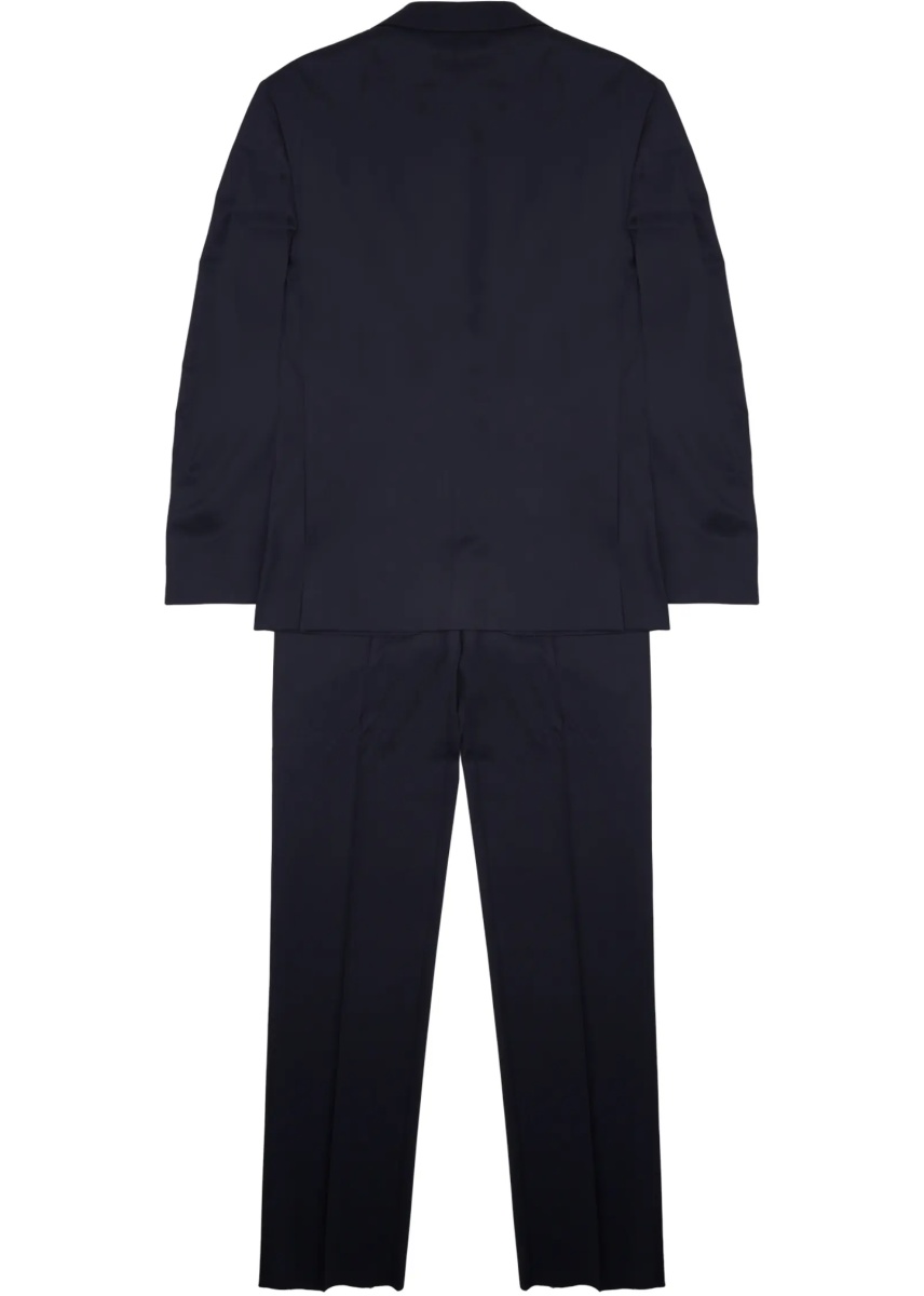 Costum Abito In Misto Lana Con Giacca Monopetto - Img 2