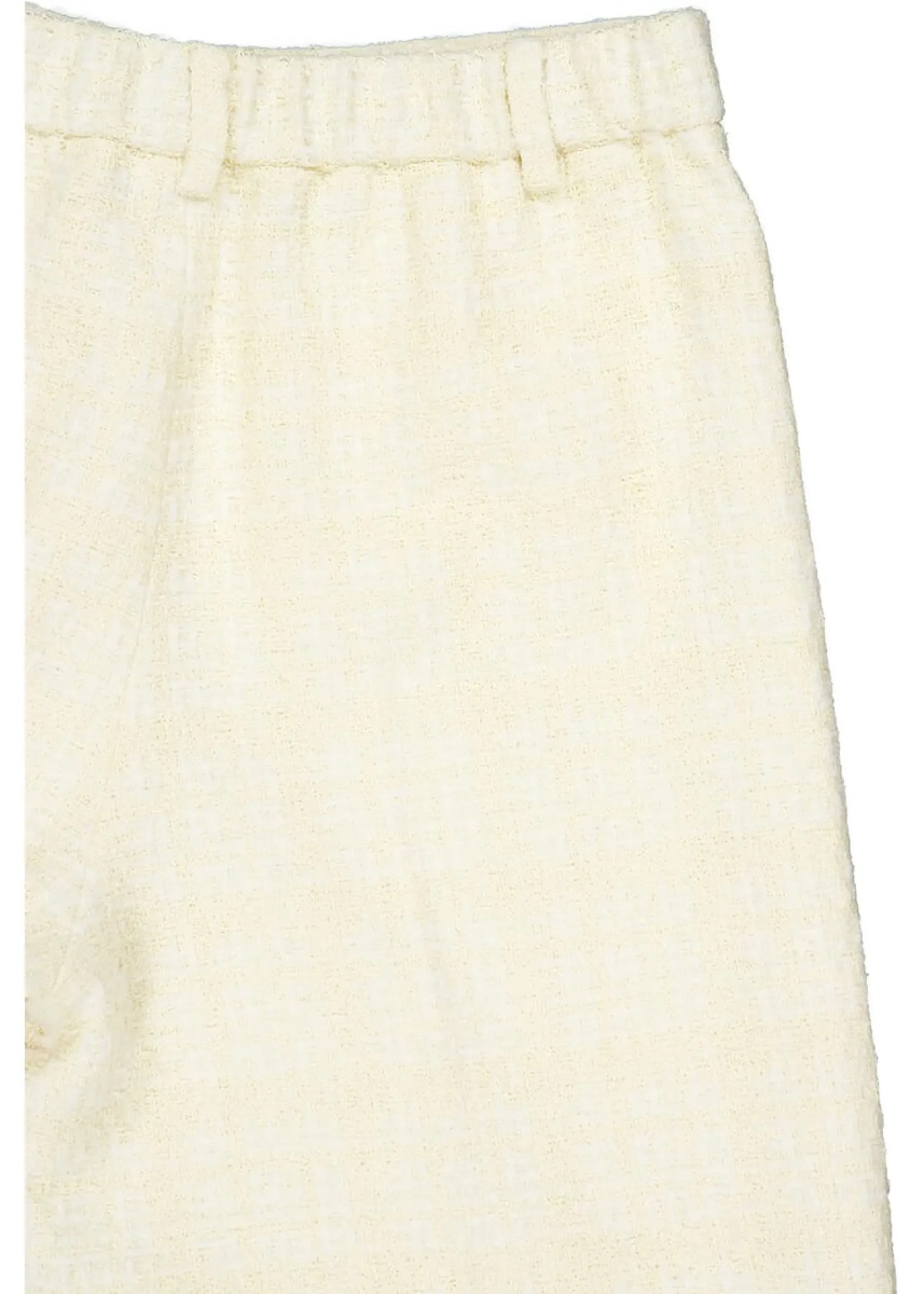Cotton tweed check Pants - Img 4
