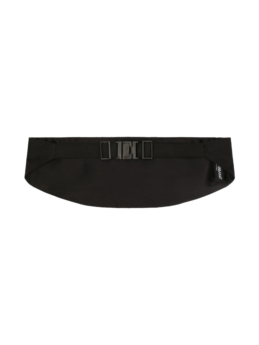 Curea Dolce &amp; Gabbana neagra din matase - Img 2