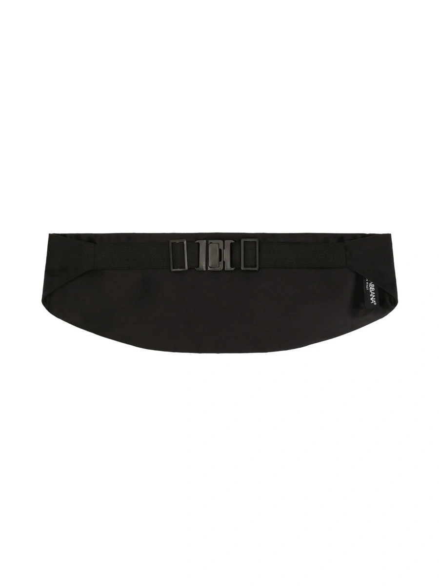 Curea Dolce &amp; Gabbana neagra din matase - Img 2
