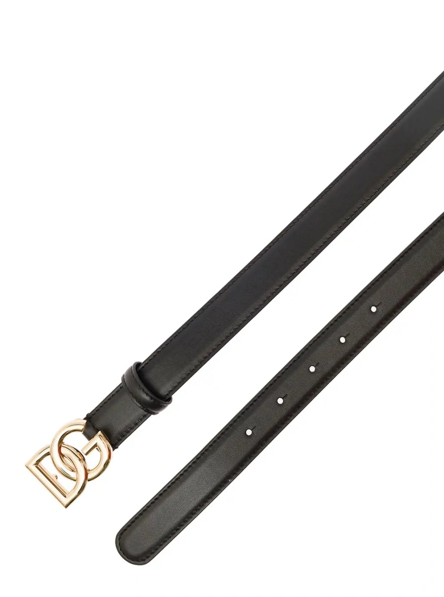 Curea Dolce &amp; Gabbana neagra din piele - Img 3