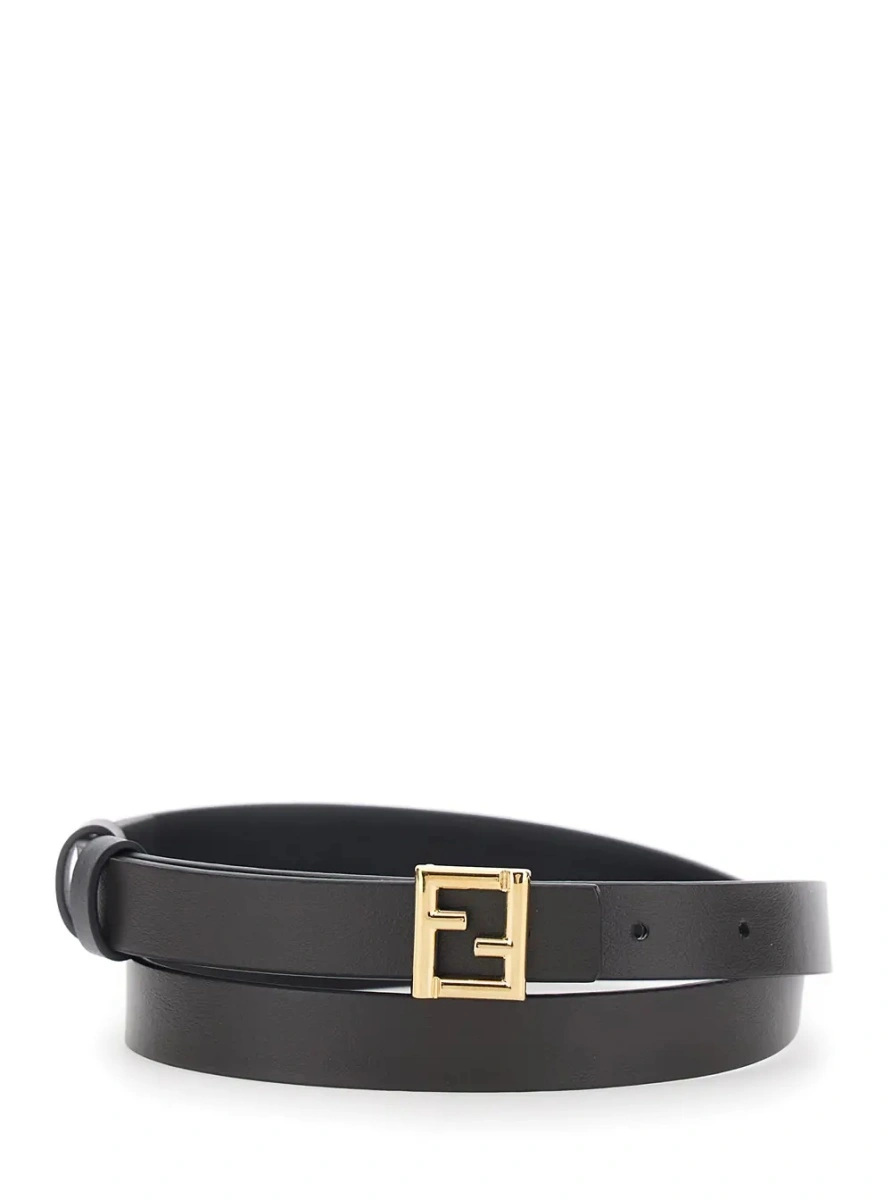 Curea Fendi neagra din piele - Img 3