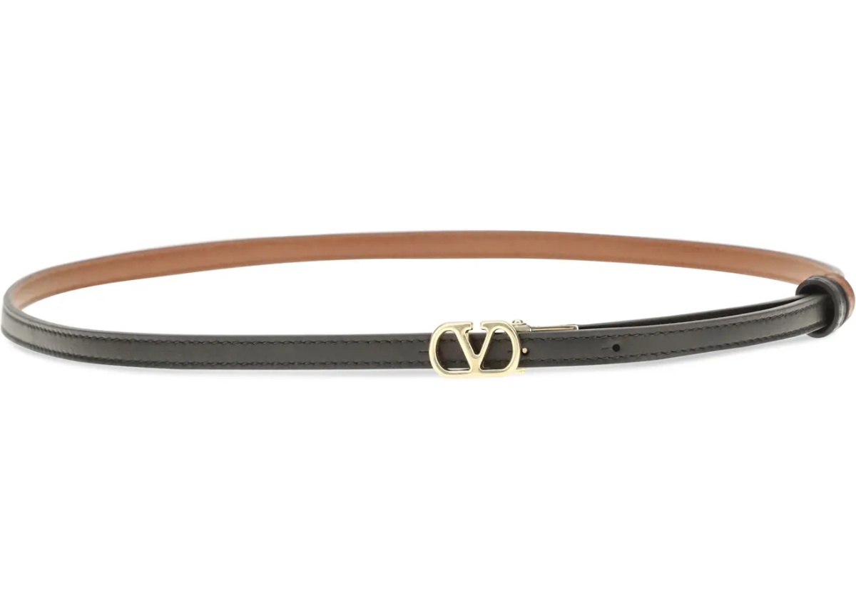 Curea Reversible VLogo Signature glossy calfskin Belt - Img 2