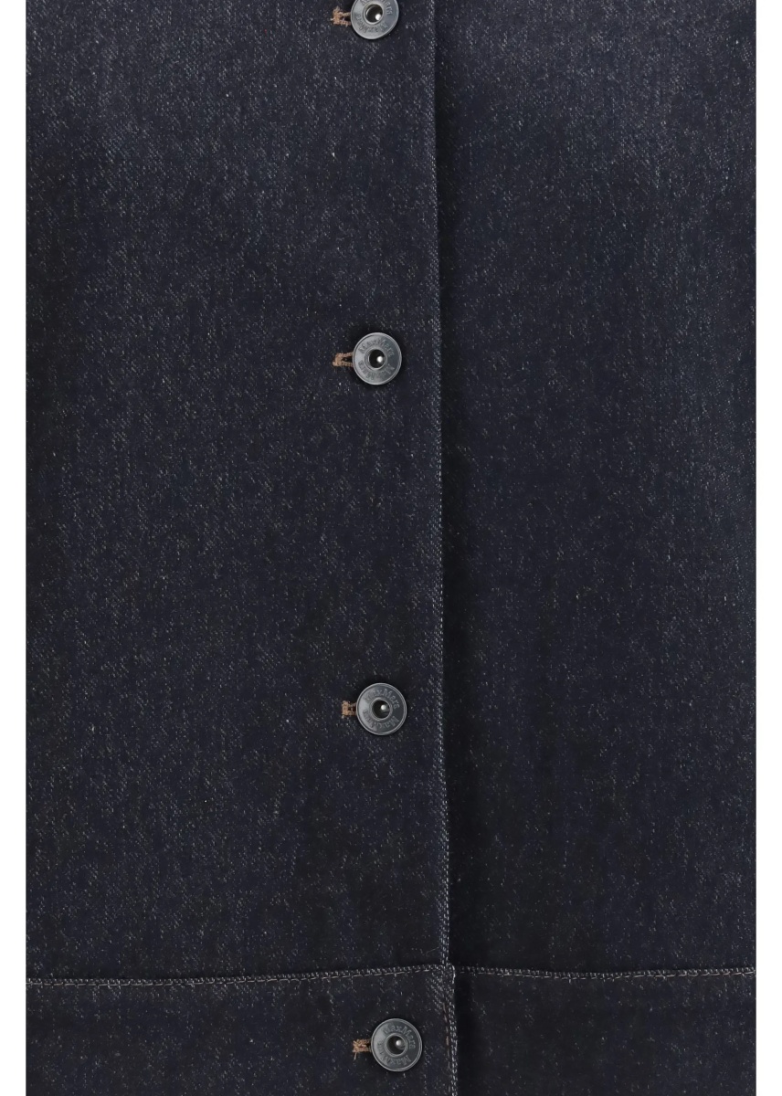 Denim print jersey Jacket - Img 3