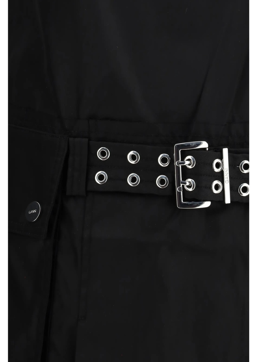 Duchesse Nylon Belted Mini Dress - Img 3
