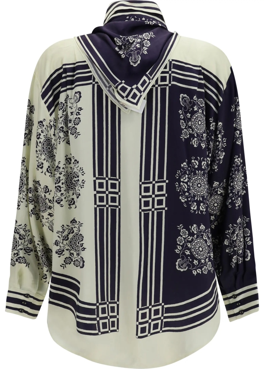Esarfa Banderra silk Shirt with scarf - Img 2