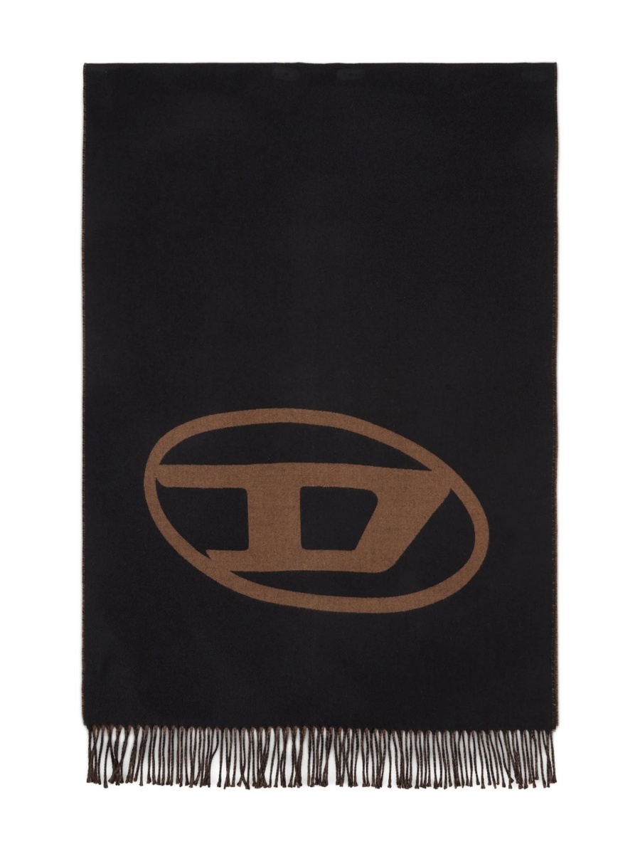 Esarfa Diesel Oval D neagra - Img 3