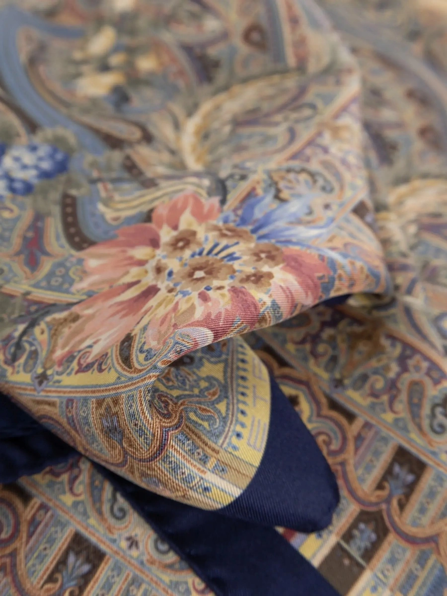 Esarfa ETRO multicolor din matase - Img 6