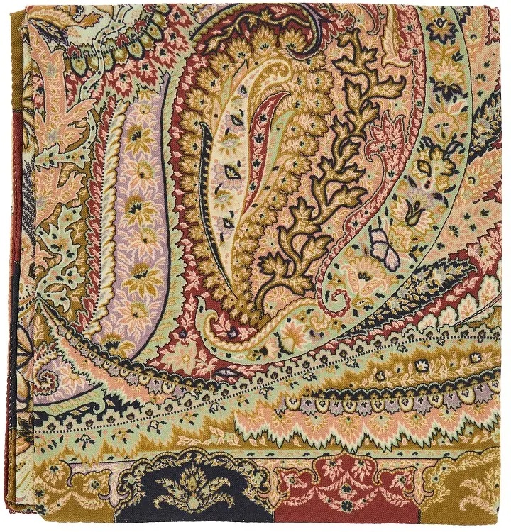 Esarfa Paisley silk and wool shawl - Img 2