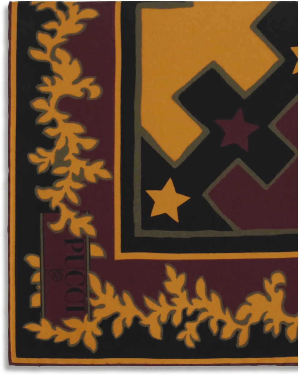 Esarfa Printed Silk Twill Scarf - Img 3