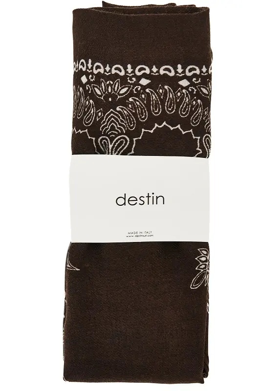 Esarfa Wool scarf with Bandanda motif - Img 2