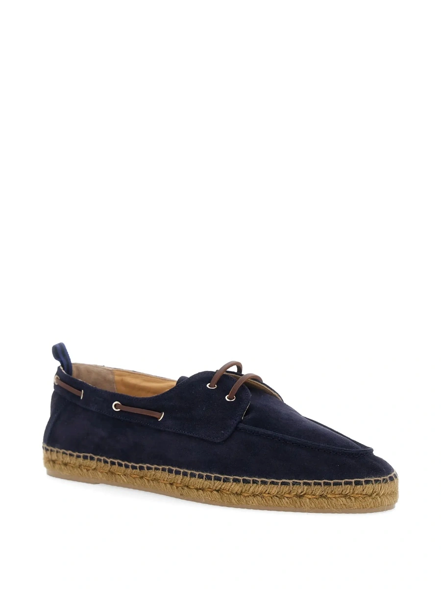 Espadrile CASTAÑER albastre din piele - Img 4