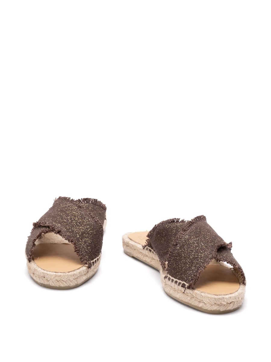 Espadrile CASTAÑER maro din in - Img 3