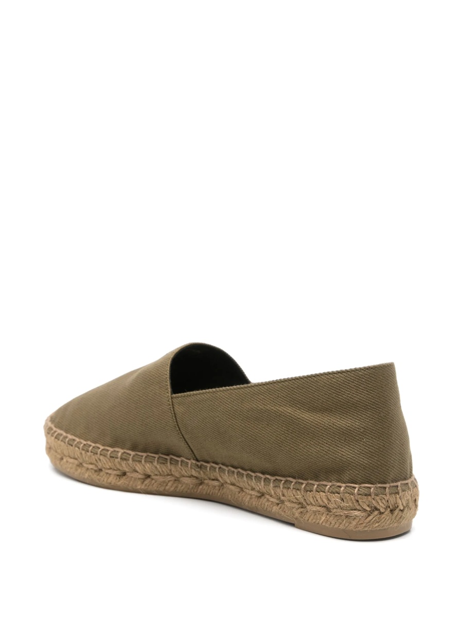 Espadrile Saint Laurent verzi din material textil - Img 3