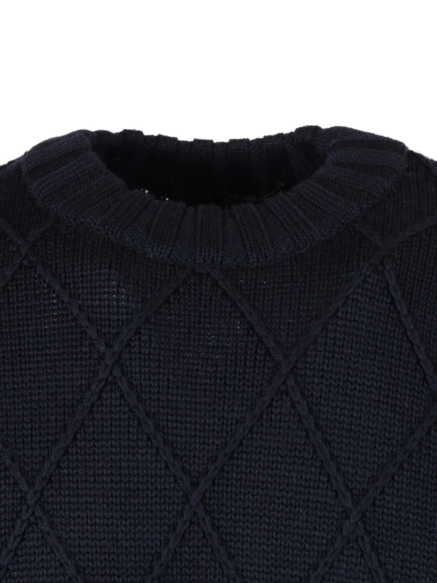 EXTRA FINE MERINO WOOL CREW NECK SWEATER - Img 3