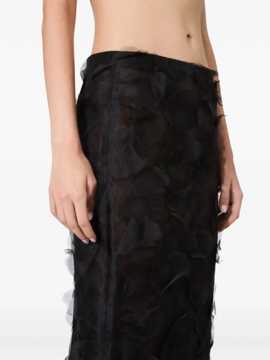 Fusta Adepto long silk Skirt - Img 6