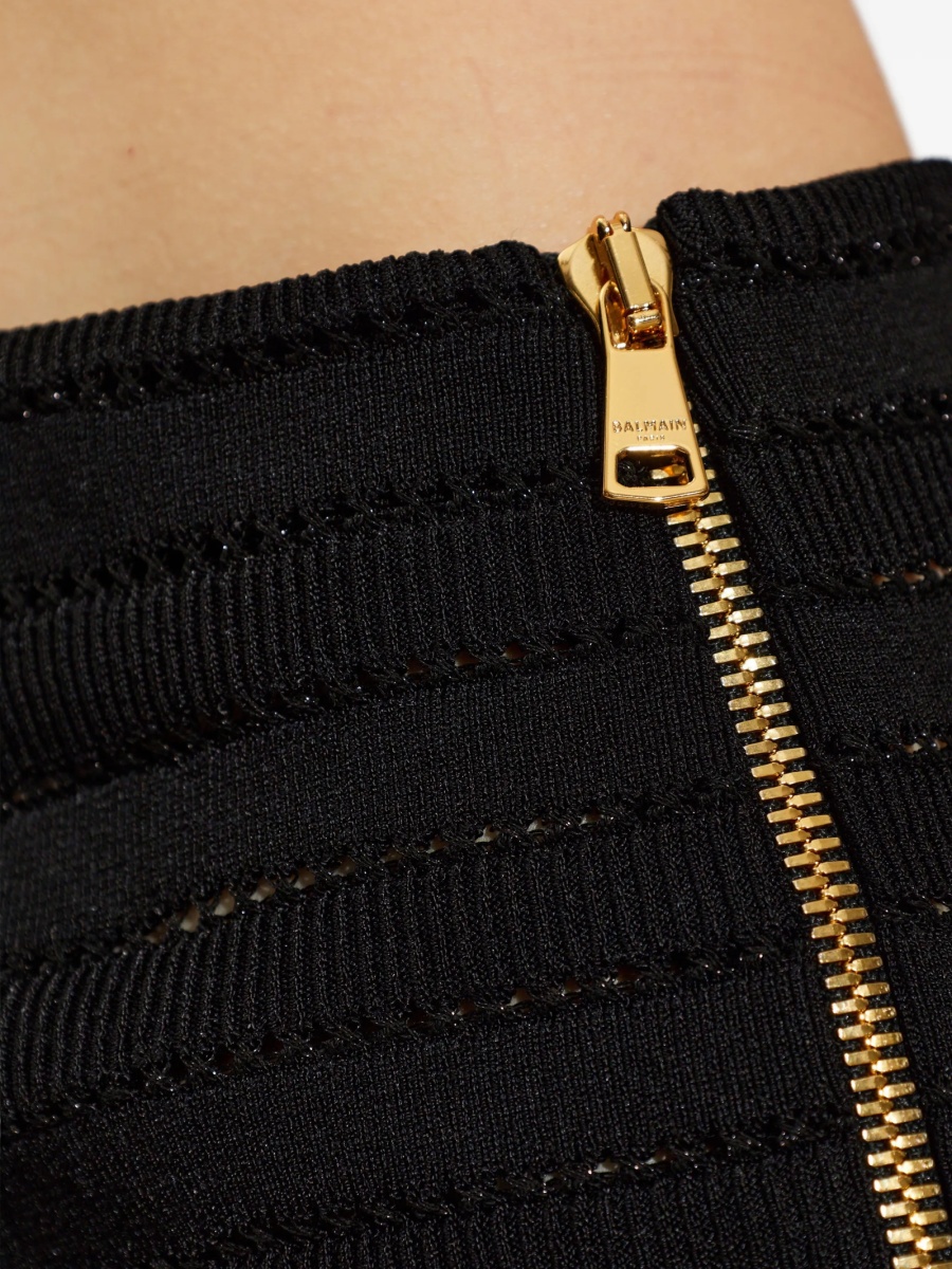 Fusta Balmain neagra - Img 5