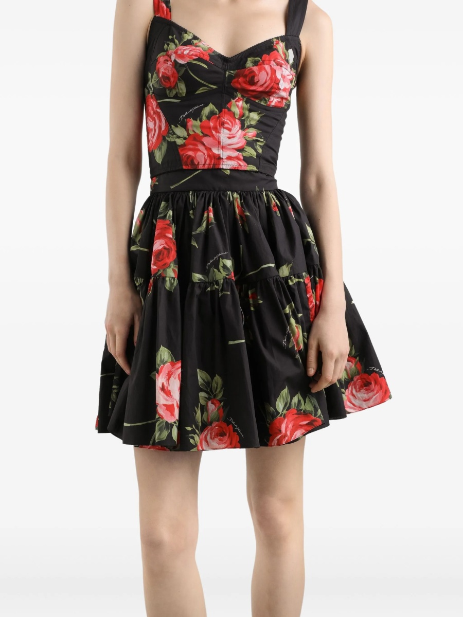 Fusta cu pliuri Dolce &amp; Gabbana neagra - Img 4
