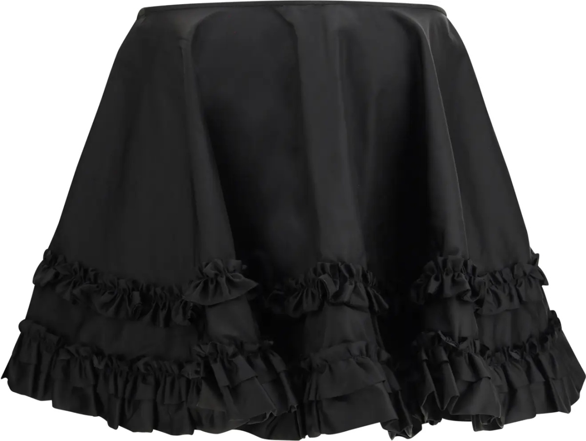 Fusta Duchesse Nylon Mini Frill Skirt - Img 2
