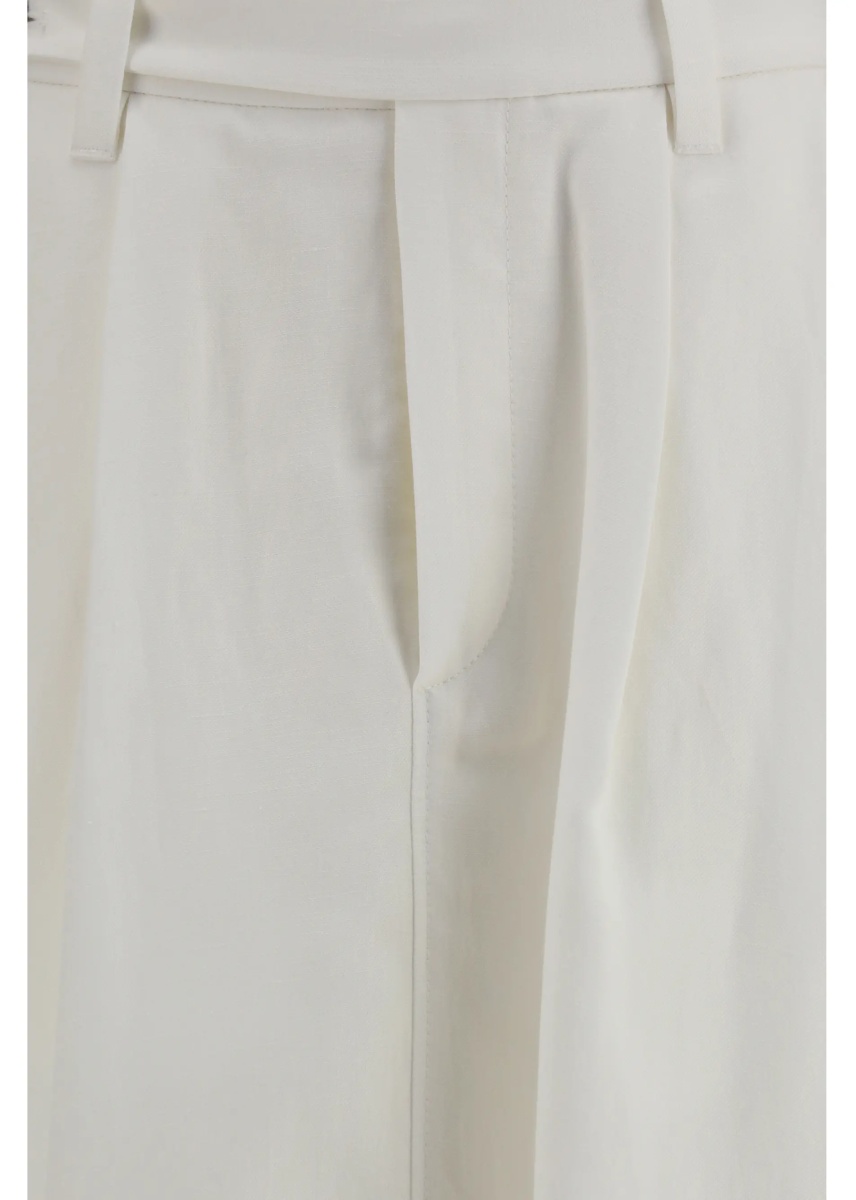 Fusta Fluid twill tailored Skirt with monili - Img 3