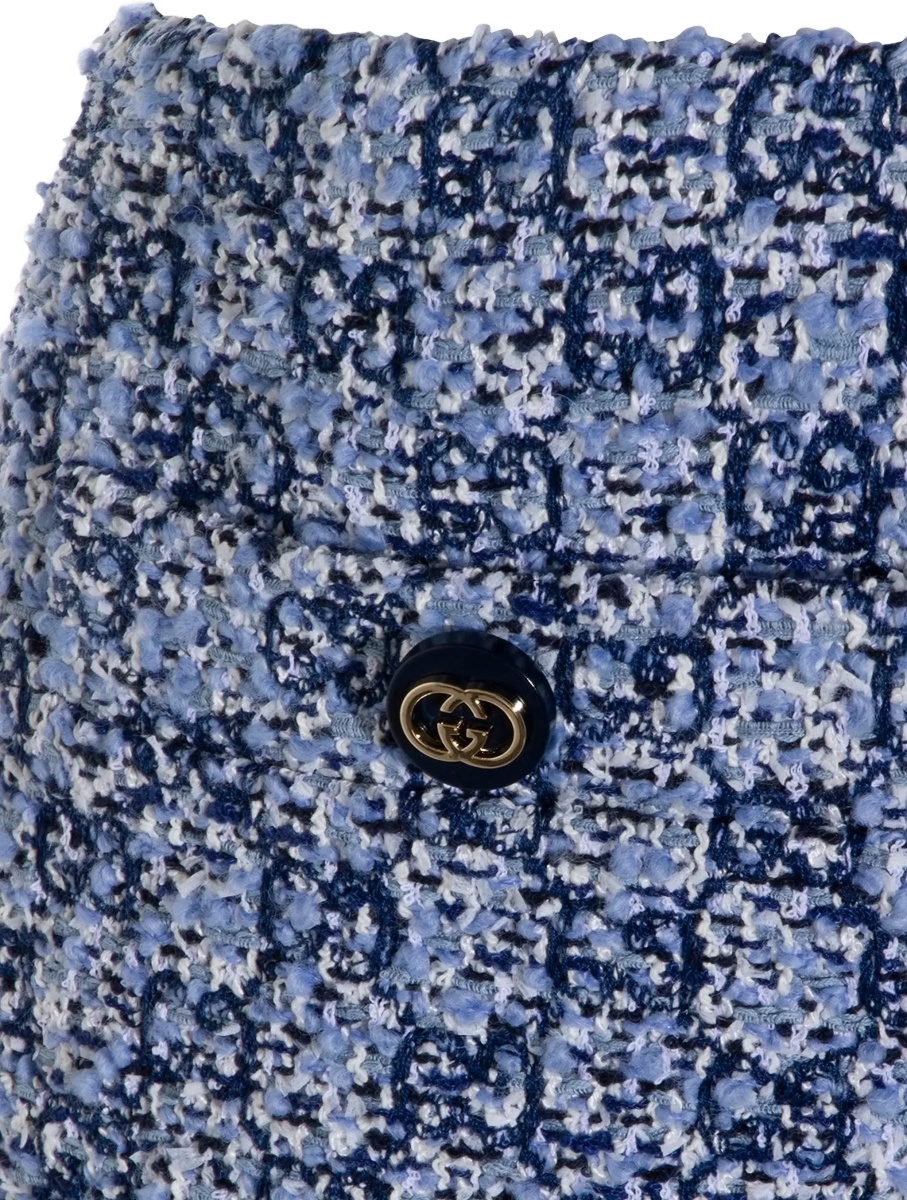 Fusta GG Tweed Skirt - Img 5