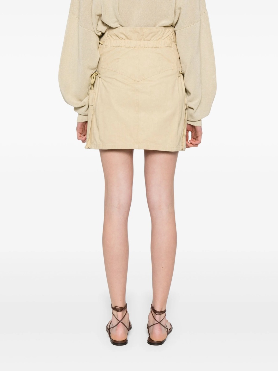 Fusta Isabel Marant neutra din bumbac - Img 4