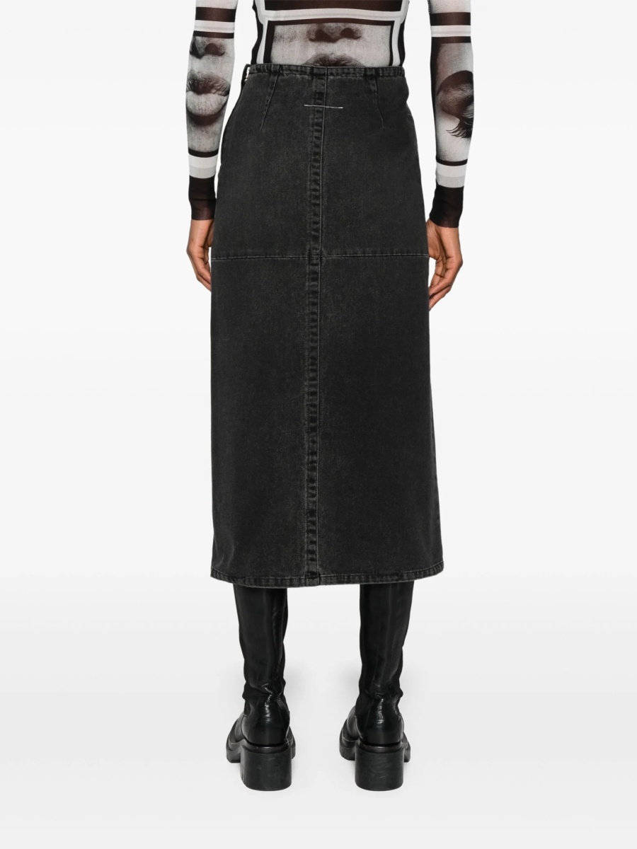 Fusta MM6 Maison Margiela gri - Img 4