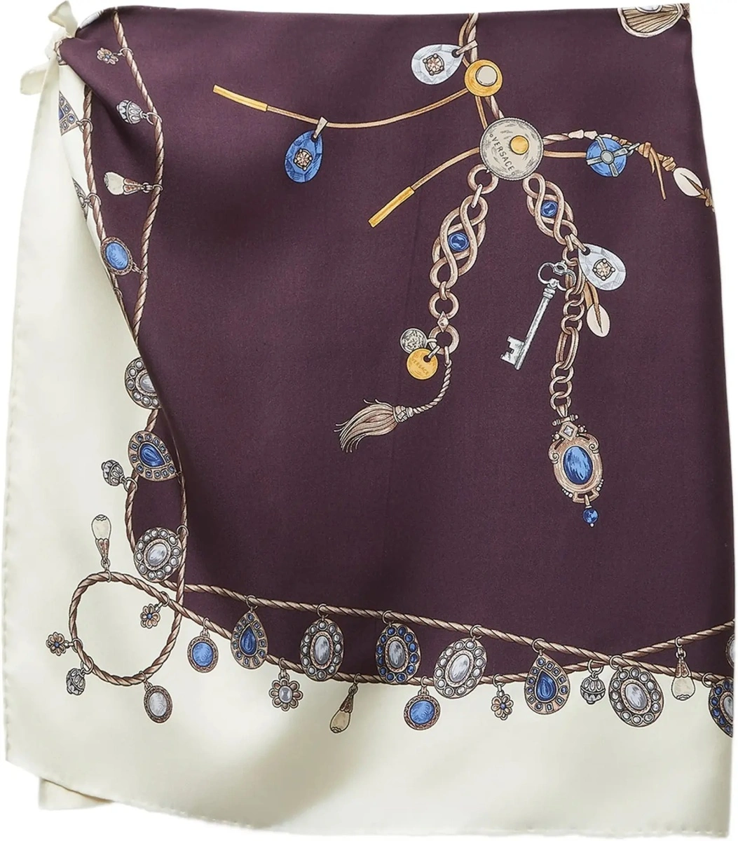 Fusta Printed silk twill Mini Skirt - Img 8