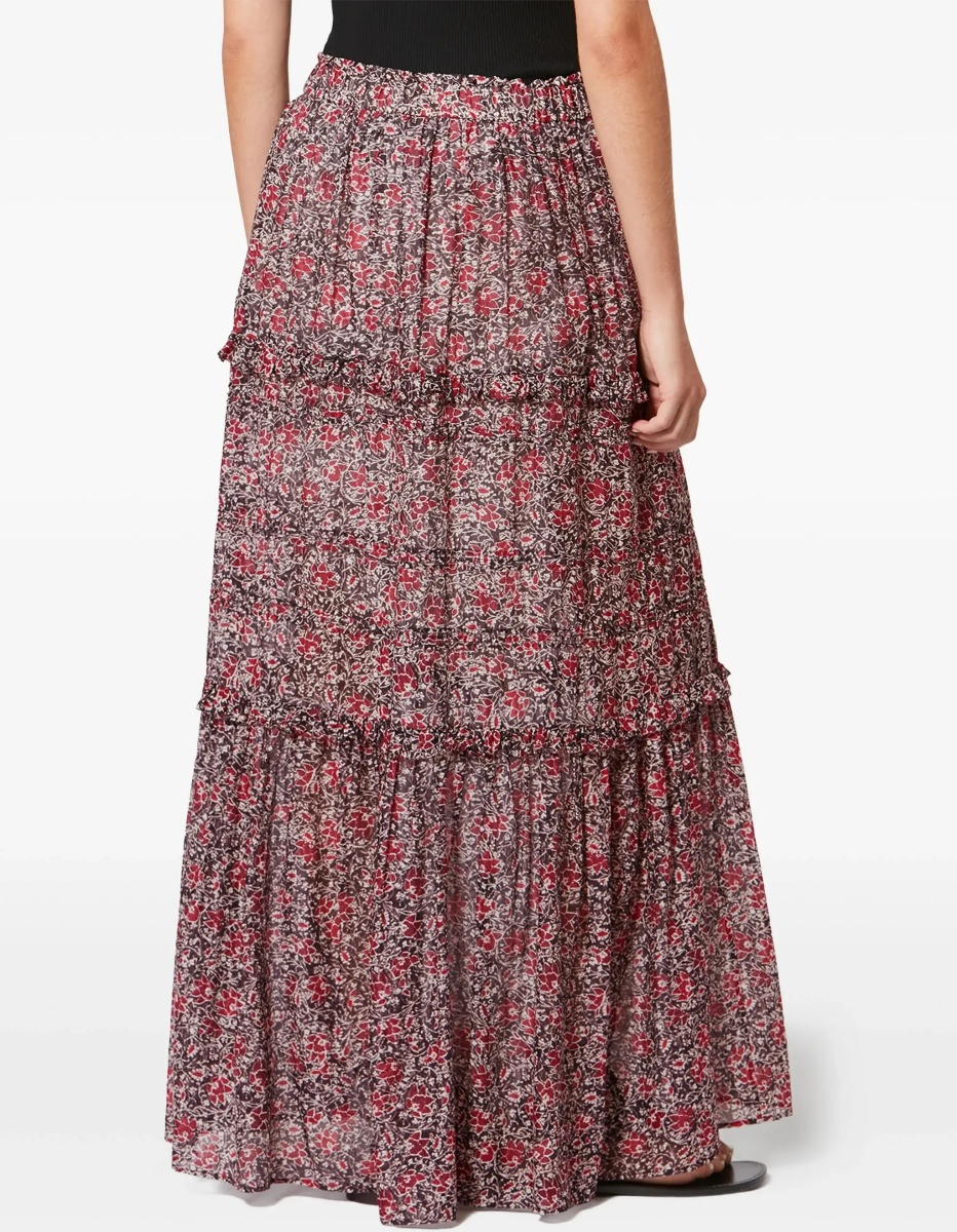 Fusta Volomia long ruffled Skirt - Img 6