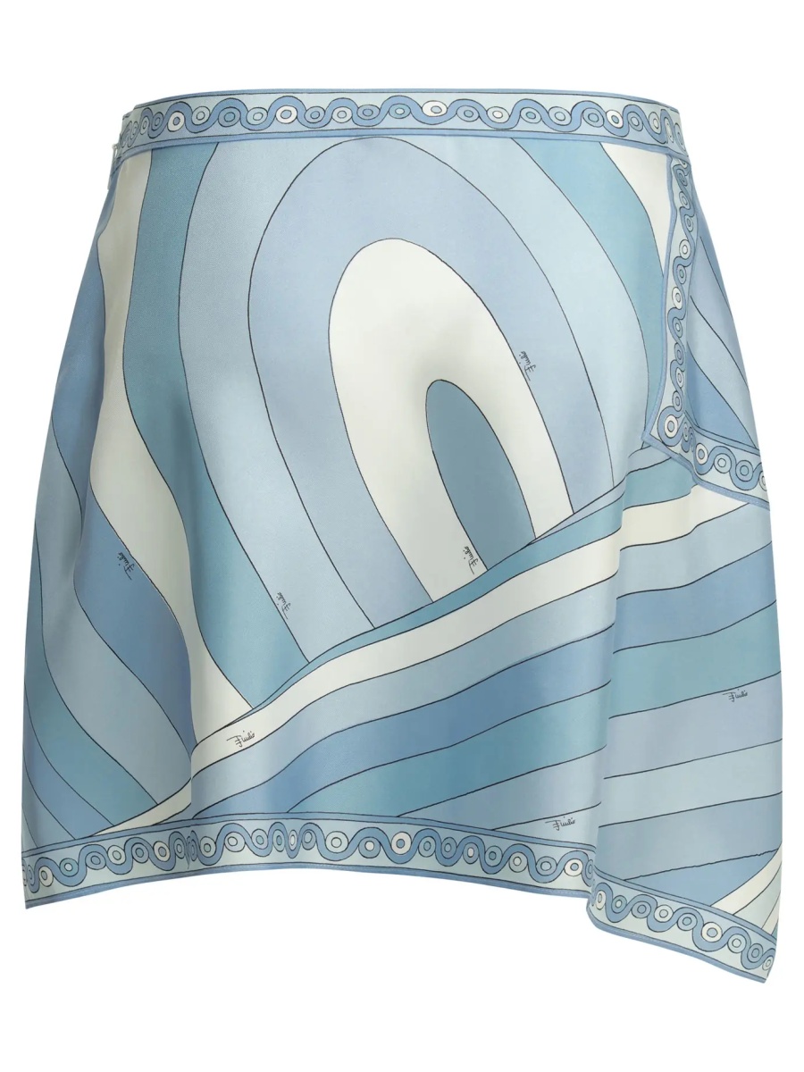 Fuste "Iride" Asymmetrical miniskirt - Img 2