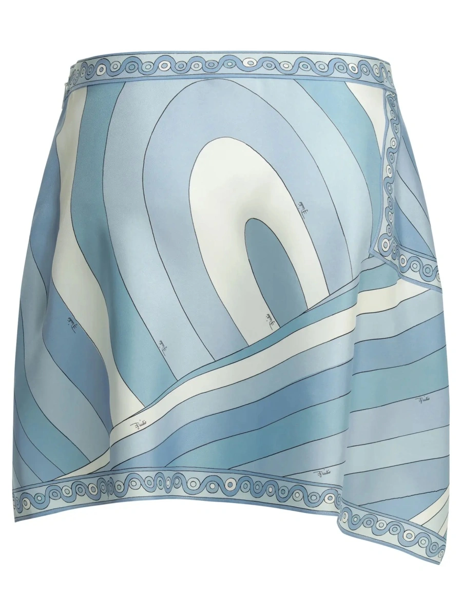 Fuste "Iride" Asymmetrical miniskirt - Img 2