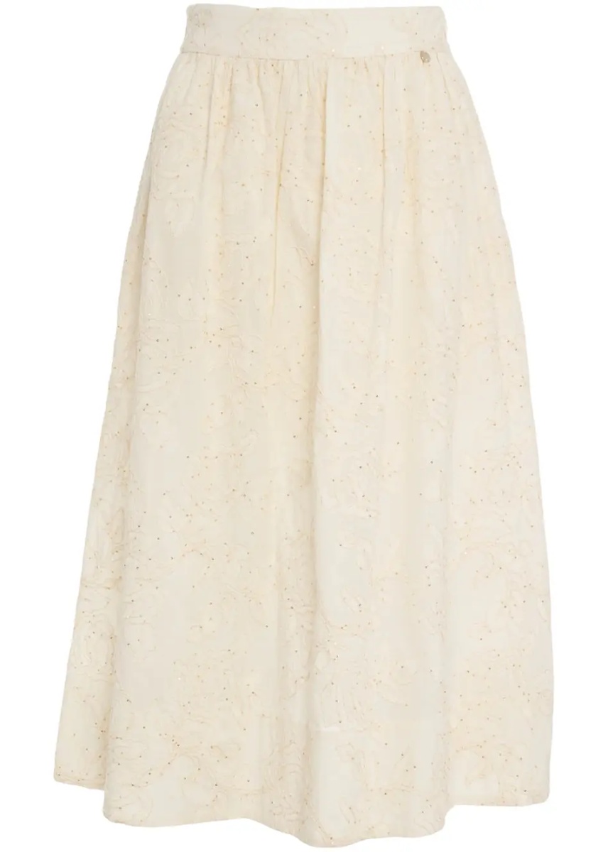 Fuste Midi skirt with embroidery - Img 2