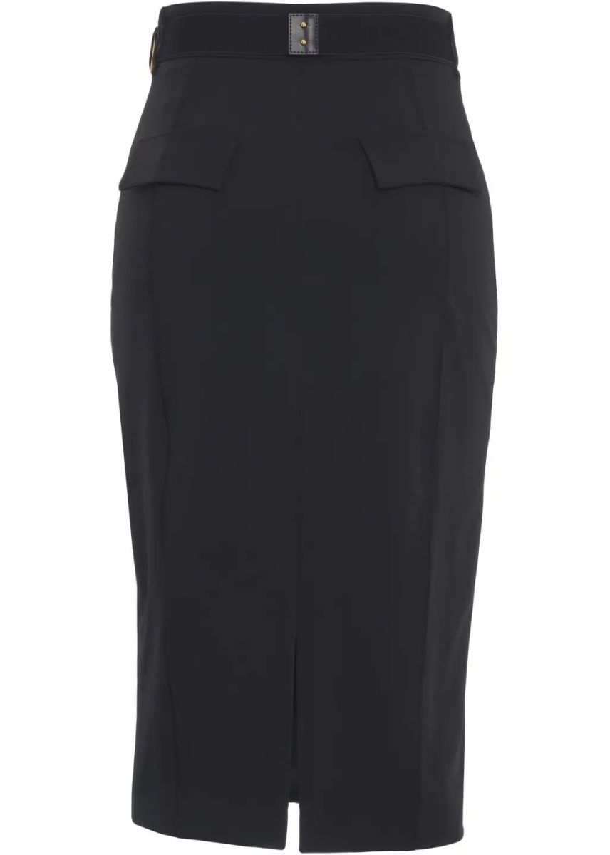 Fuste Midi skirt with logo belt - Img 4