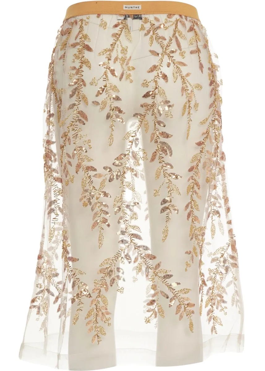 Fuste Midi skirt with paillettes 'Baia' - Img 4