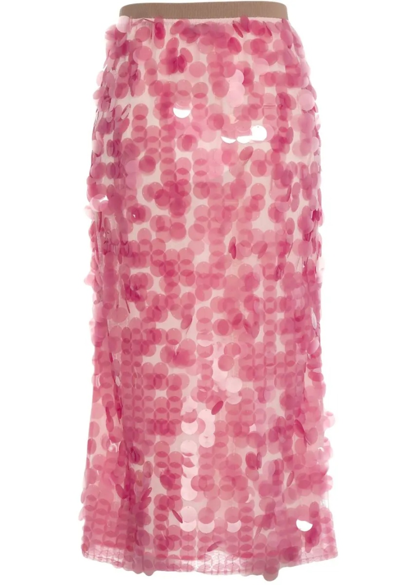 Fuste Midi skirt with sequins 'Bomi' - Img 4