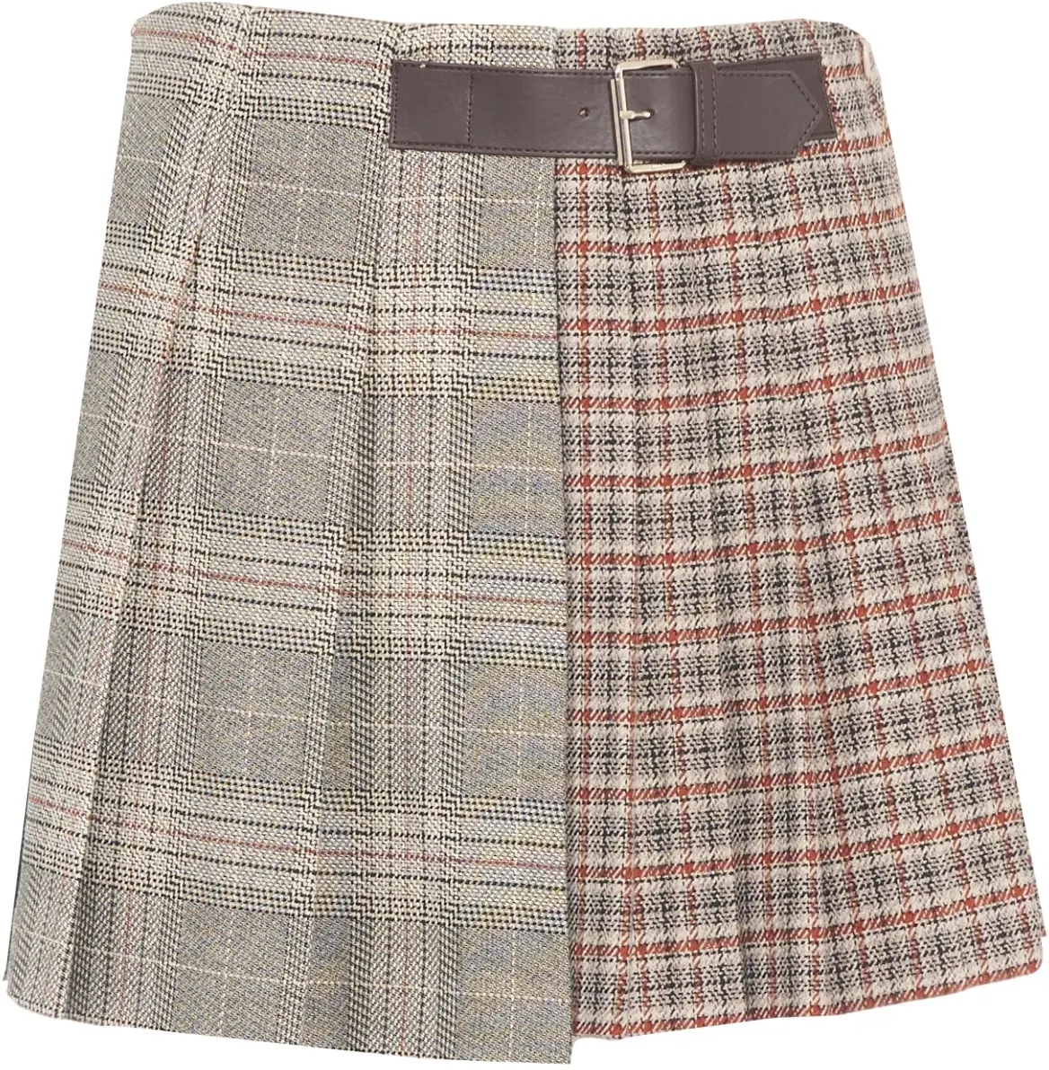 Fuste Mini skirt with check pattern - Img 2