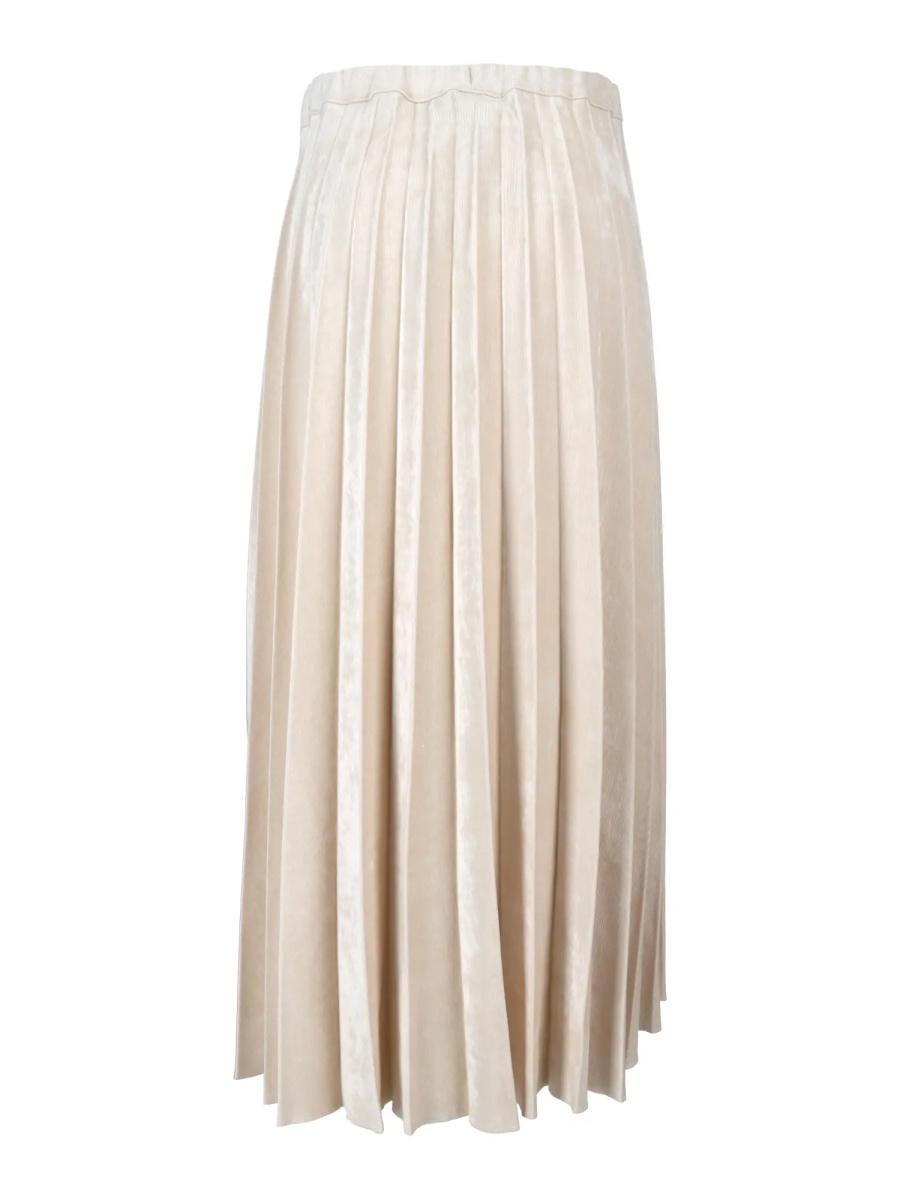 Fuste Pleated velvet skirt - Img 3