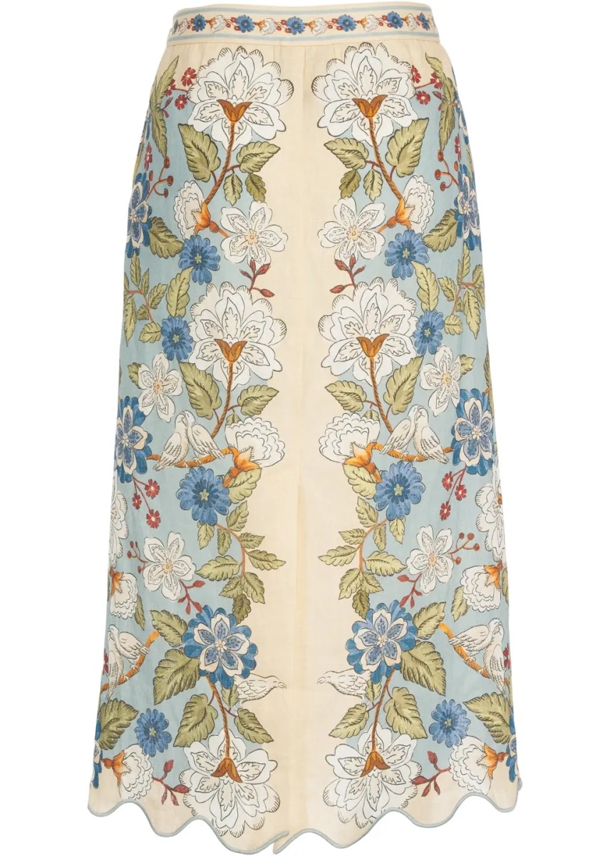 Fuste Skirt with floral pattern - Img 4