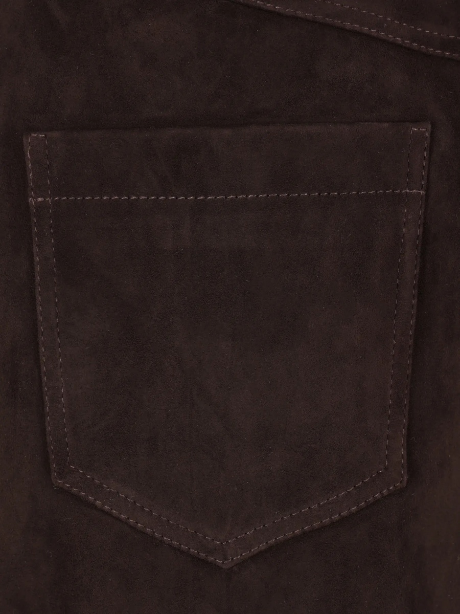 Fuste Suede Midi Skirt - Img 5